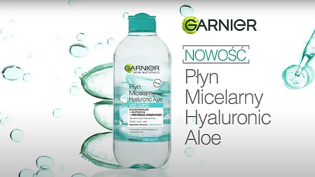 płyn micelarny aloe garnier